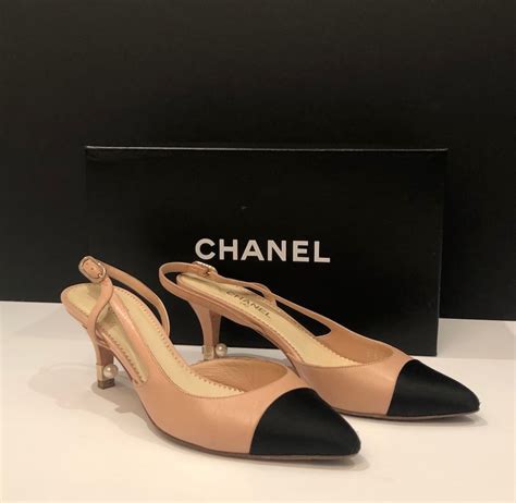 chanel bridal shoes uk|chanel classic slingback shoes.